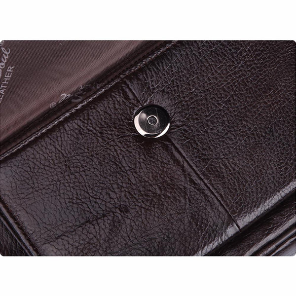 Genuine Leather Business Clutch Bag