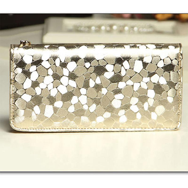 Luxury Vintage Leather Long Wallet