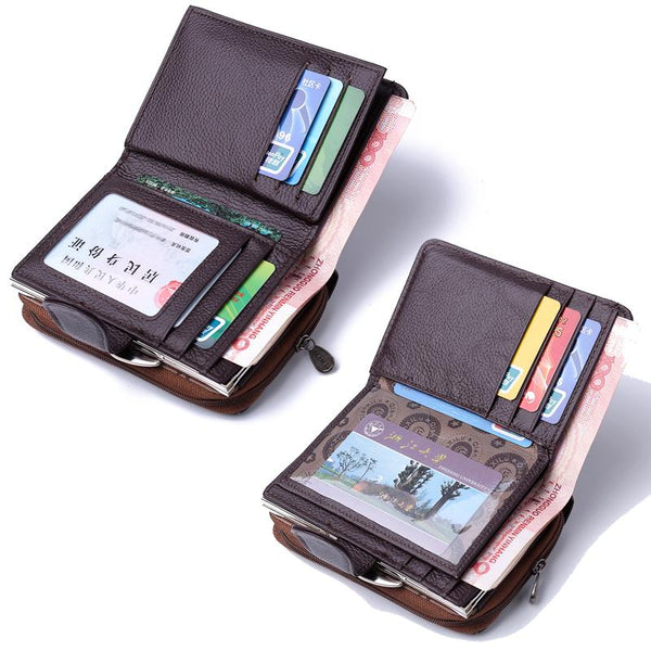 Leather Hasp Coin Purse