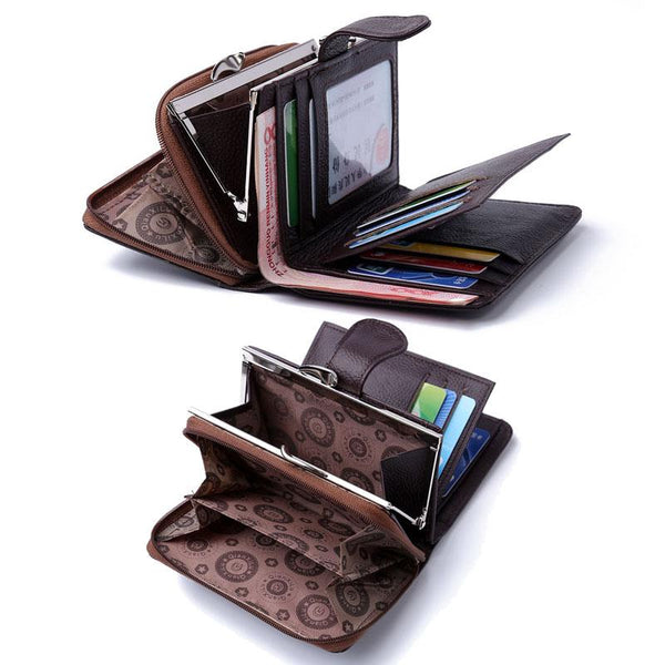 Leather Hasp Coin Purse