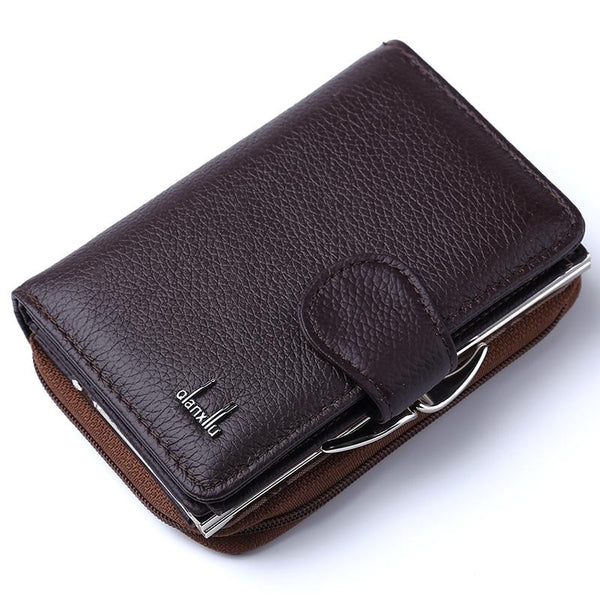 Leather Hasp Coin Purse