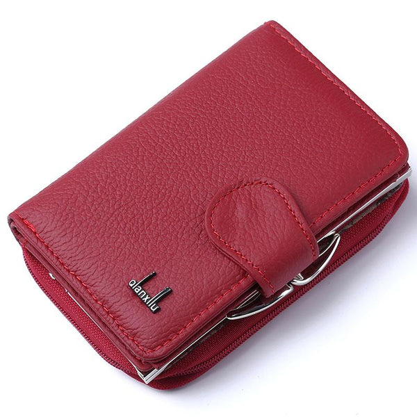Leather Hasp Coin Purse