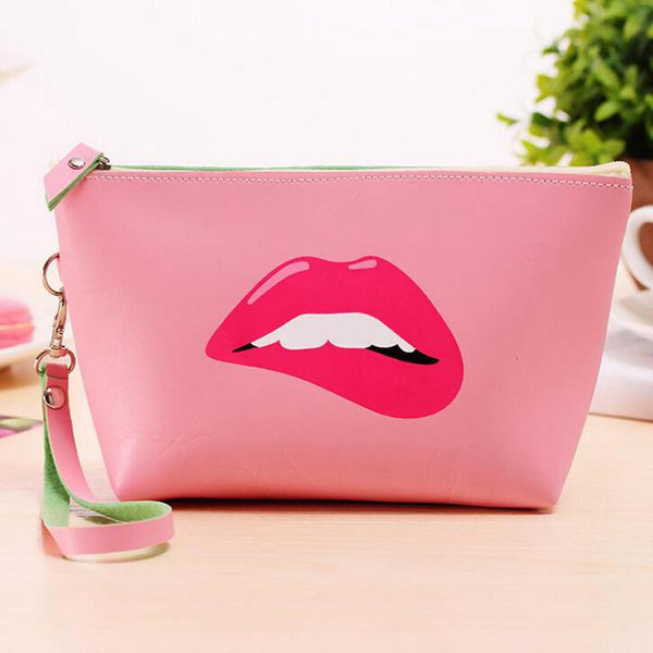 Cartoon Organizer Leather Pouch