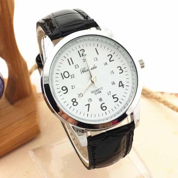 Camouflage Leather strap Watch
