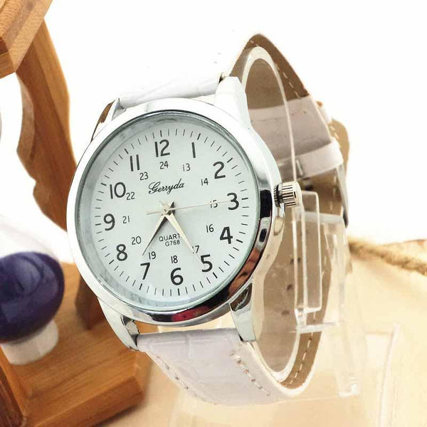 Camouflage Leather strap Watch