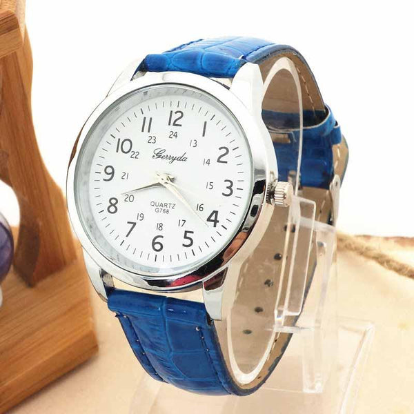 Camouflage Leather strap Watch