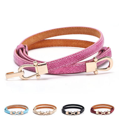 Classy Leather Thin Belts