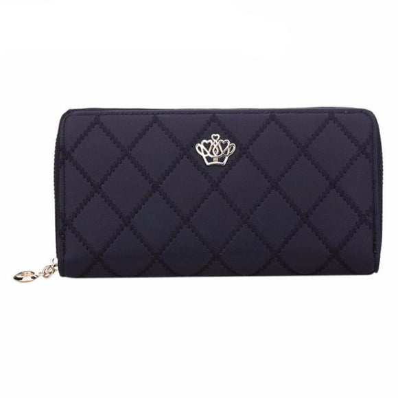 Vintage Crown Plaid Wallets