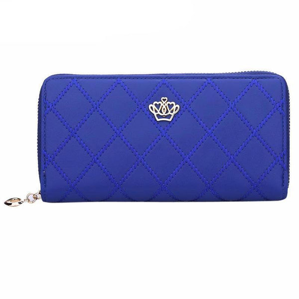 Vintage Crown Plaid Wallets