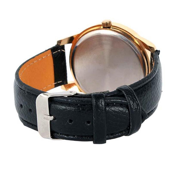 Crystal Luxury Leather Quartz Watch