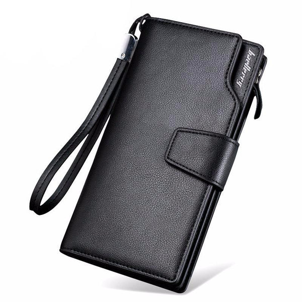 Long Clutch Leather Wallet