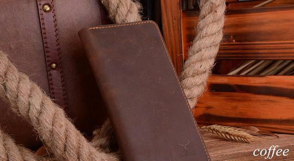 Stylish Leather Long Wallet