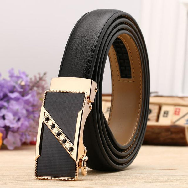 Fashion Leaf Automatic Buckle Belt
