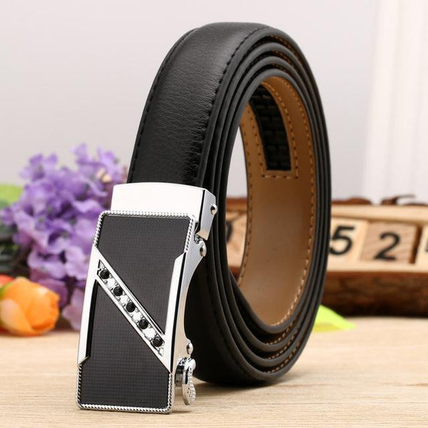 Fashion Leaf Automatic Buckle Belt