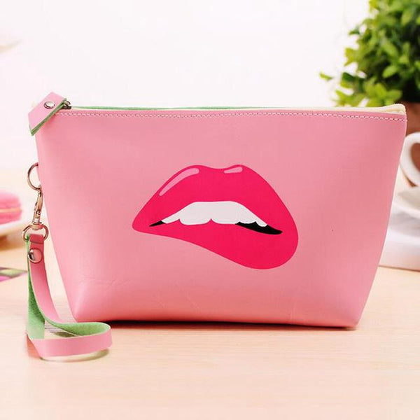 Cartoon Organizer Leather Pouch