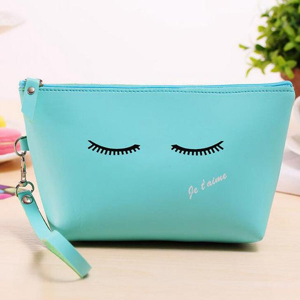 Cartoon Organizer Leather Pouch