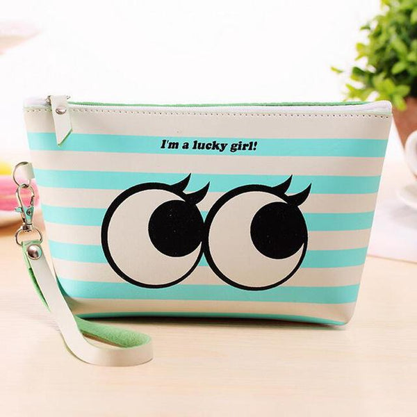 Cartoon Organizer Leather Pouch