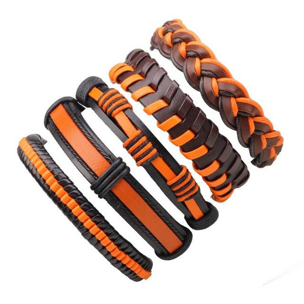 6pcs Vintage Leather Bracelets