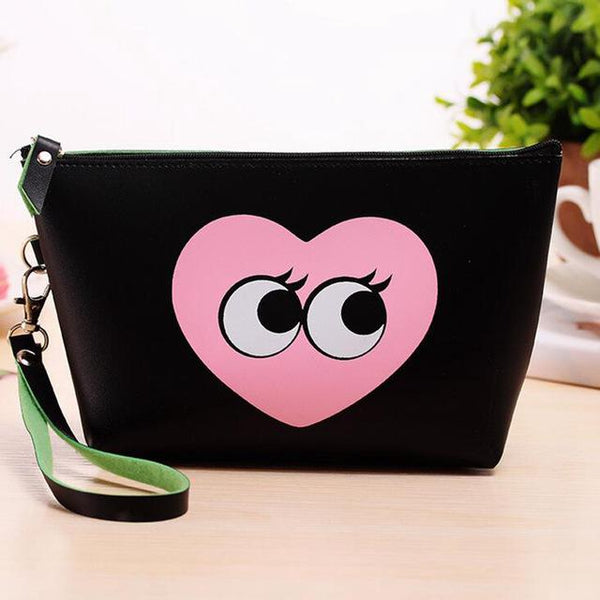 Cartoon Organizer Leather Pouch