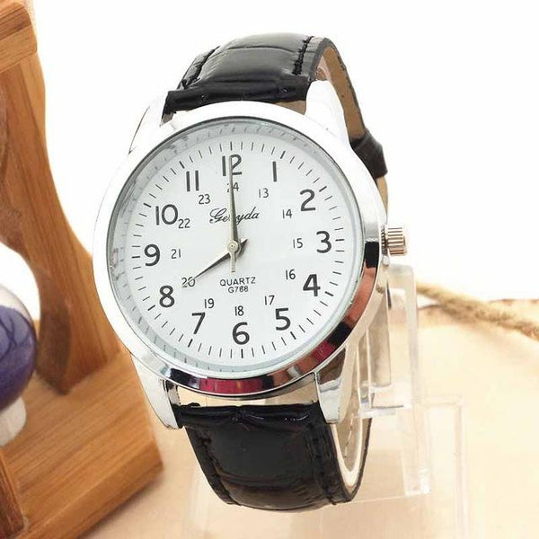 Camouflage Leather strap Watch