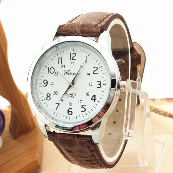 Camouflage Leather strap Watch